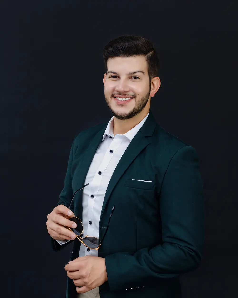 Raed Hassan, constructor de marcas y fundador de Pyraxis, en Katy, Texas